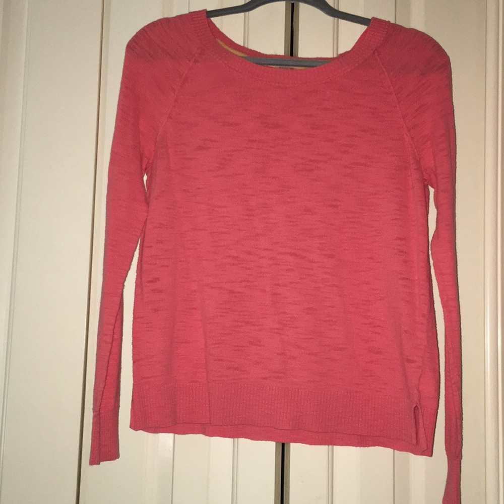 Coral Long Sleeve Sweater